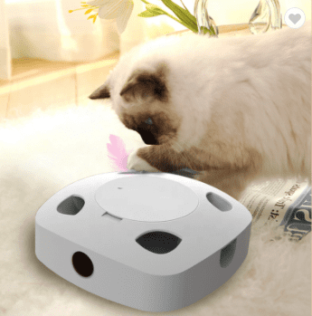 Electric Feather Cat Stick Toy