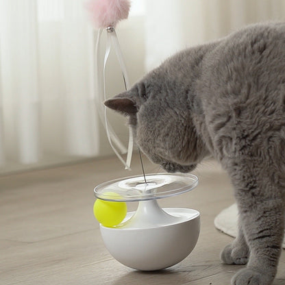 Self-Congratulatory Cat Tumbler Toy